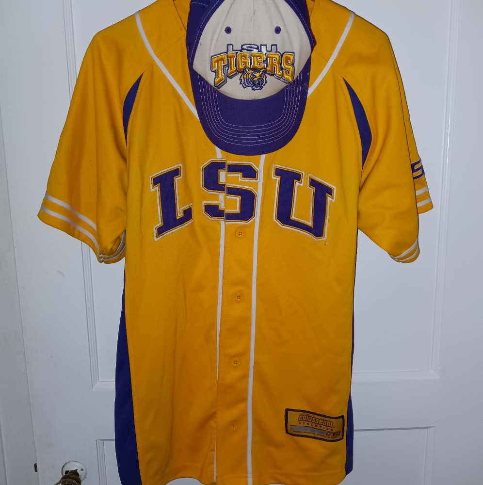 Vintage LSU Baseball Jersey YOUTH XL